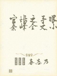 官场之手眼通天秦峰全文小说