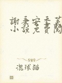 谢秉安季芙卿的小说免费阅读