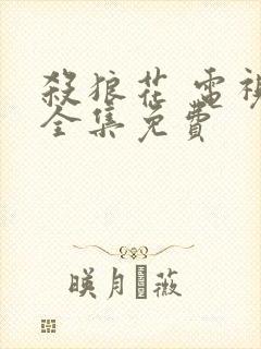 杀狼花 电视剧全集免费封面