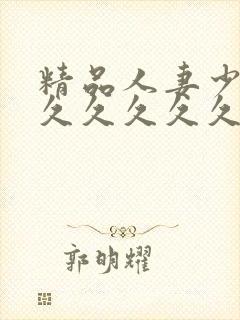 精品人妻少妇久久久久久久久