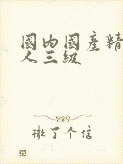 国内国产精品成人三级封面