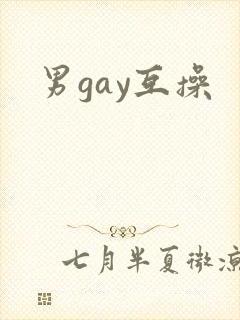男gay互操