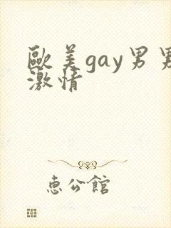 欧美gay男男激情