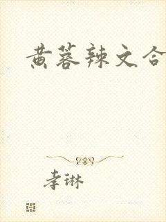 黄蓉辣文合集封面
