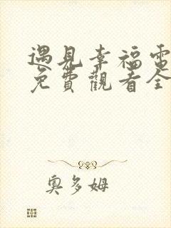 遇见幸福电视剧免费观看全集剧情