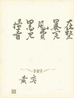 扫黑风暴在线观看免费完整版28集