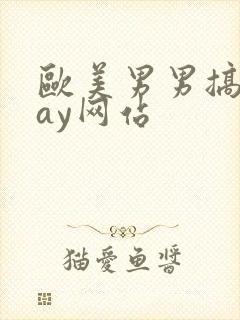 欧美男男搞基gay网站