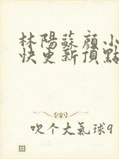 林阳苏颜小说最快更新顶点封面
