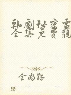 韩剧秘密电视剧全集免费观看高清在线