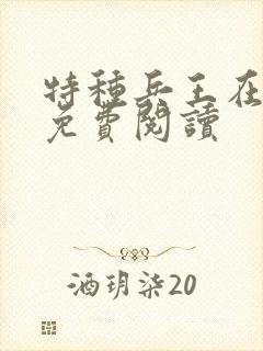 特种兵王在都市免费阅读