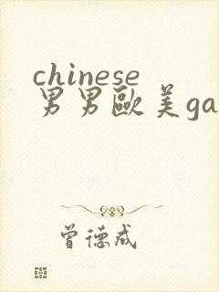 chinese男男欧美gay'gay