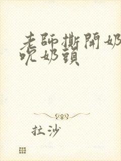 老师撕开奶罩揉吮奶头