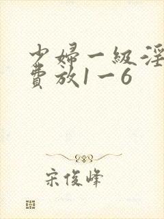 少妇一级淫片免费放1一6封面