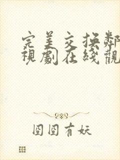 完美交换邻居电视剧在线观看免费封面