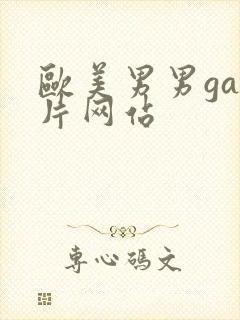 欧美男男gay片网站