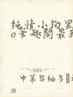 纯情小狗男主po笔趣阁最新章节