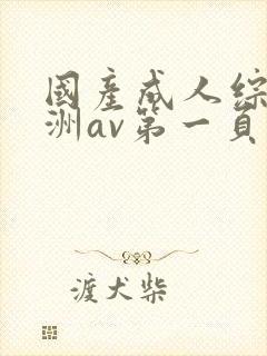 国产成人综合亚洲av第一页