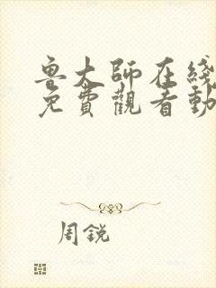 鲁大师在线播放免费观看动漫电视剧