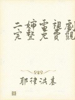 二婶电视剧全集完整免费观看高清封面