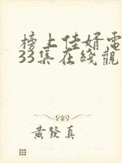 榜上佳婿电视剧33集在线观看
