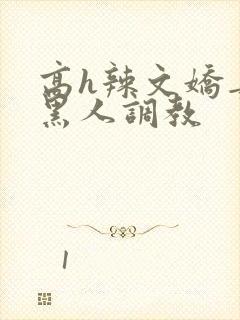 高h辣文娇妻被黑人调教