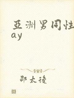亚洲男同性恋gay