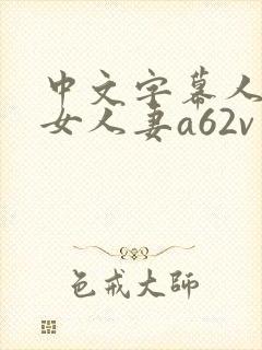 中文字幕人妻熟女人妻a62v网址