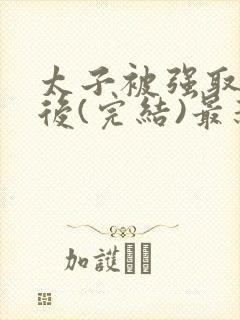 太子被强取豪夺后(完结)最新章节列表