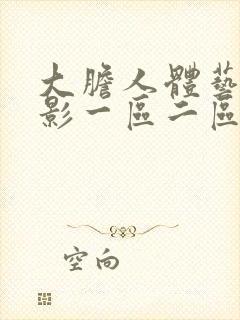 大胆人体艺术摄影一区二区封面