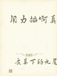 用力插啊真爽啊