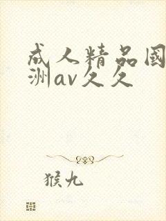 成人精品国产亚洲av久久封面