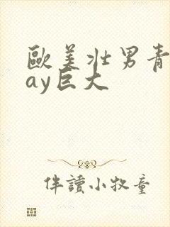 欧美壮男青年gay巨大