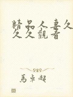 精品人妻久久久久久观看