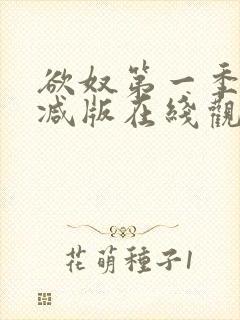 欲奴第一季未删减版在线观看