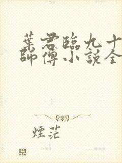 叶君临九十九个师傅小说全集正版