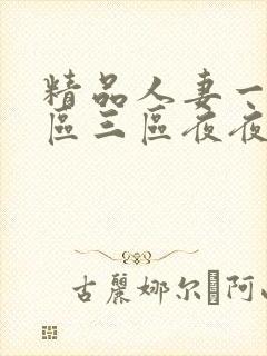 精品人妻一区二区三区夜夜嗨
