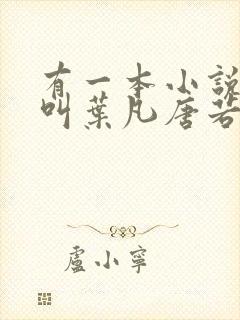 有一本小说主角叫叶凡唐若雪
