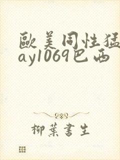 欧美同性猛男gay1069巴西