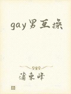gay男互操封面