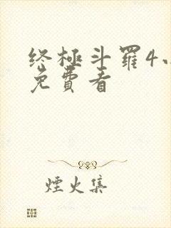 终极斗罗4小说免费看
