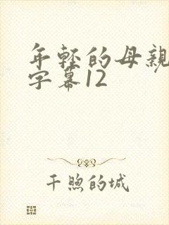 年轻的母亲中文字幕12封面