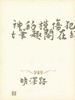 神的模仿犯txt笔趣阁在线阅读