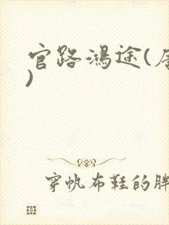 官路鸿途(唐正)