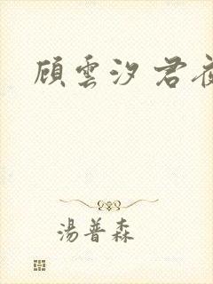 顾云汐 君夜玄