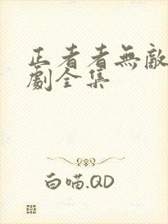 正者者无敌电视剧全集