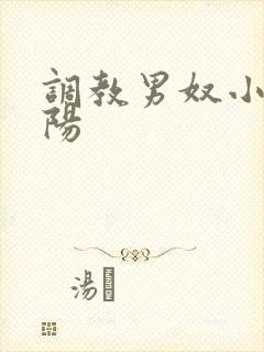 调教男奴小说虐阳
