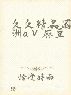 久久精品国产亚洲a∨麻豆