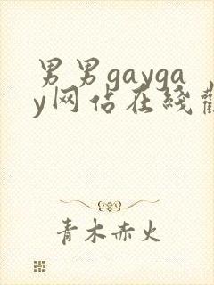 男男gaygay网站在线观看