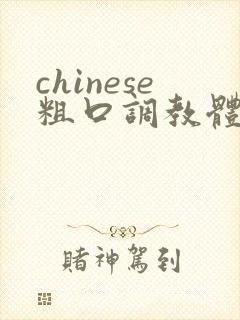 chinese粗口调教体育生