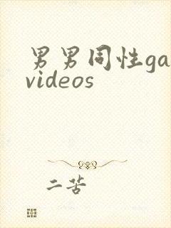 男男同性gayvideos